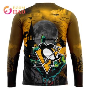 NHL Pittsburgh Penguins Halloween Jersey Gifts For Fan 3D Hoodie