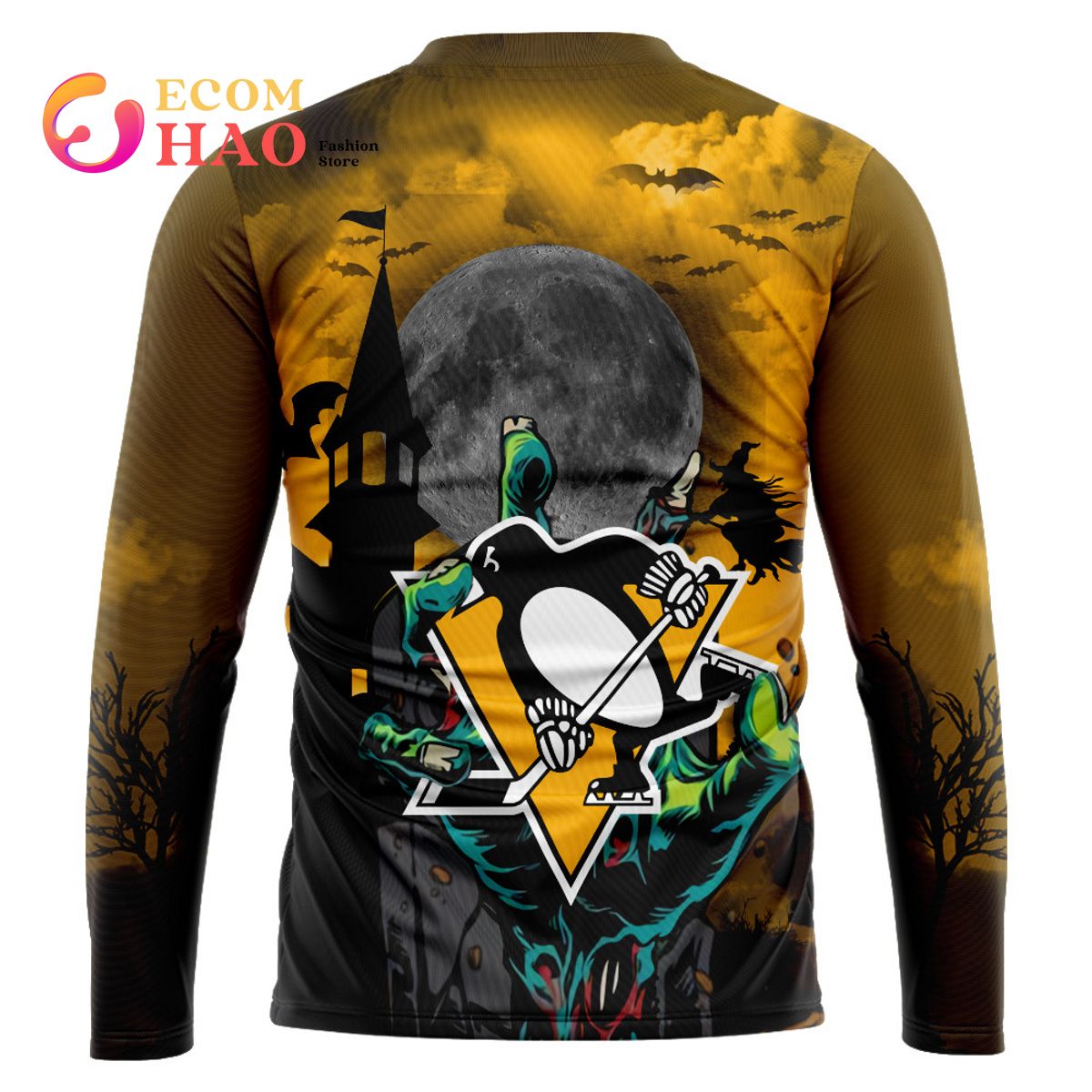 NHL Pittsburgh Penguins Halloween Jersey Gifts For Fan 3D Hoodie