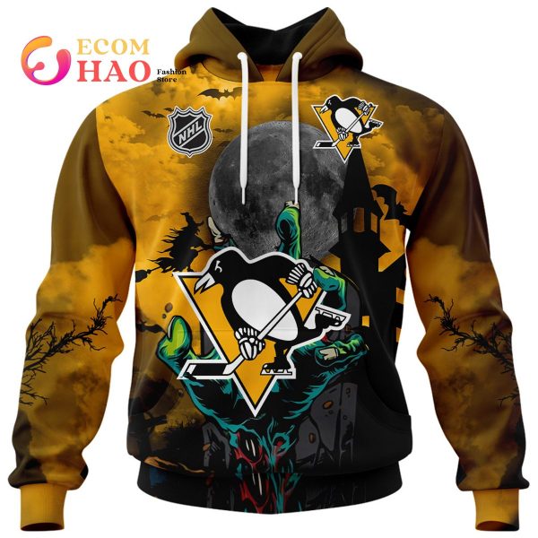 NHL Pittsburgh Penguins Halloween Jersey Gifts For Fan 3D Hoodie