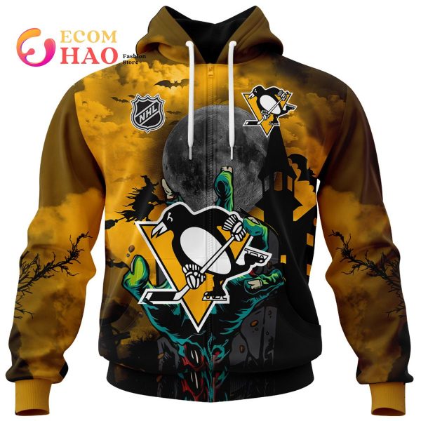 NHL Pittsburgh Penguins Halloween Jersey Gifts For Fan 3D Hoodie