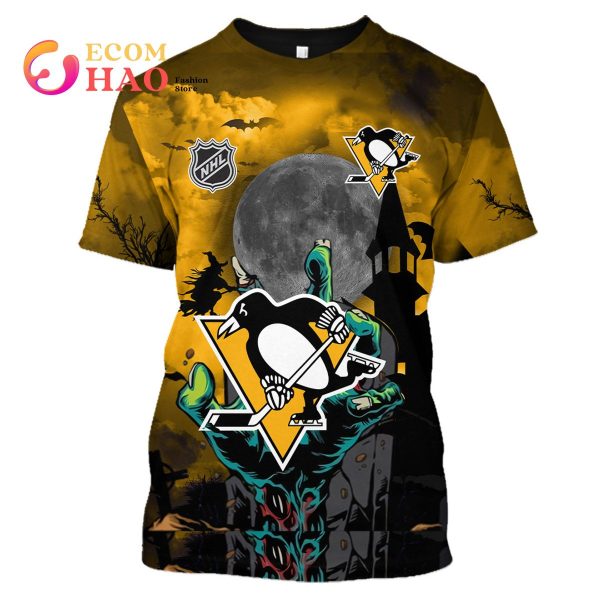 NHL Pittsburgh Penguins Halloween Jersey Gifts For Fan 3D Hoodie