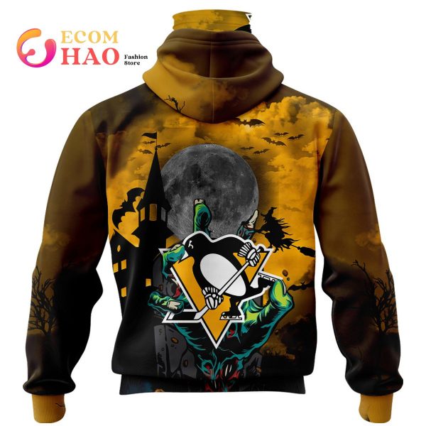 NHL Pittsburgh Penguins Halloween Jersey Gifts For Fan 3D Hoodie