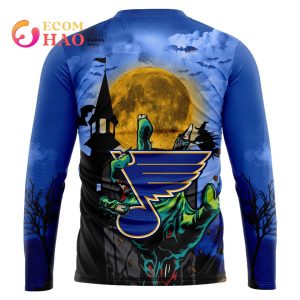 NHL St. Louis Blues Halloween Jersey Gifts For Fan 3D Hoodie