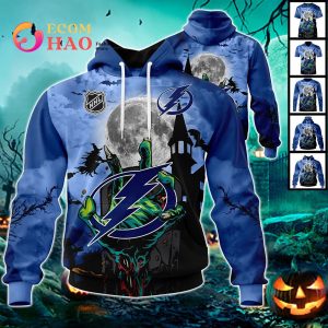NHL Tampa Bay Lightning Halloween Jersey Gifts For Fan 3D Hoodie