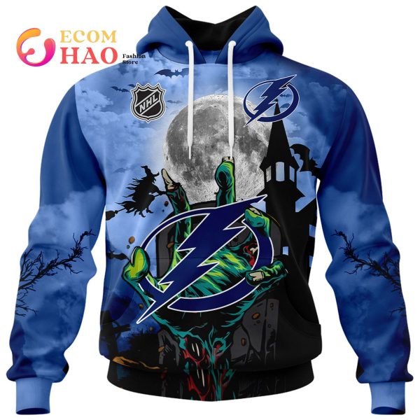 NHL Tampa Bay Lightning Halloween Jersey Gifts For Fan 3D Hoodie