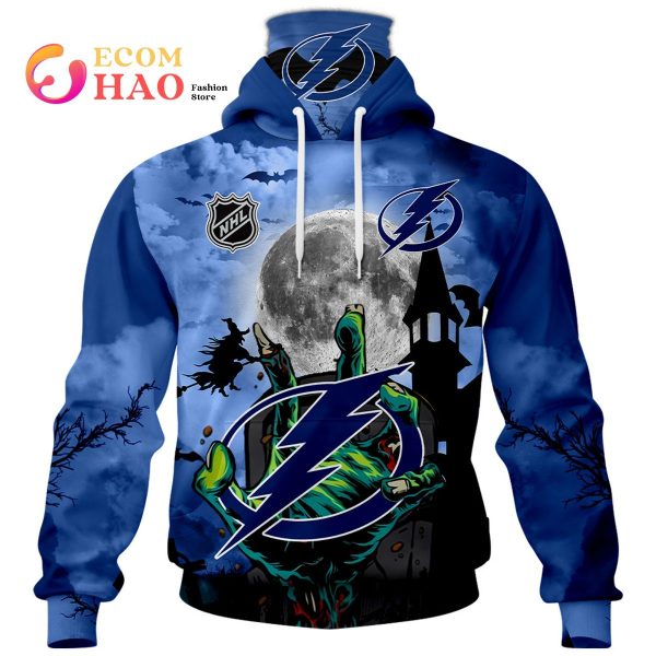 NHL Tampa Bay Lightning Halloween Jersey Gifts For Fan 3D Hoodie