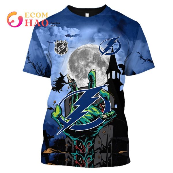 NHL Tampa Bay Lightning Halloween Jersey Gifts For Fan 3D Hoodie