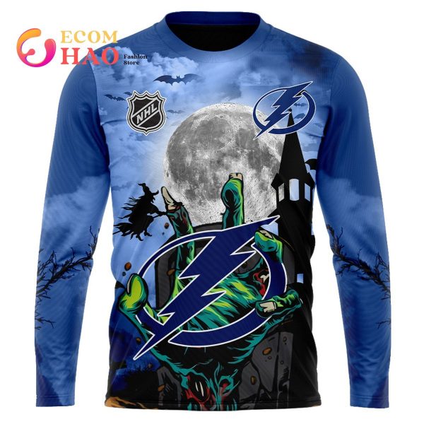 NHL Tampa Bay Lightning Halloween Jersey Gifts For Fan 3D Hoodie
