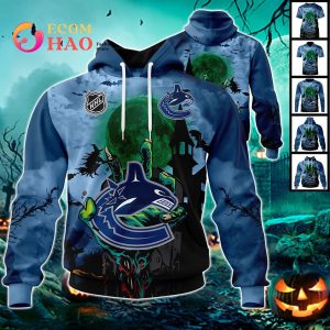 NHL Vancouver Canucks Halloween Jersey Gifts For Fan 3D Hoodie