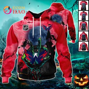 NHL Washington Capitals Halloween Jersey Gifts For Fan 3D Hoodie