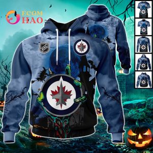NHL Winnipeg Jets Halloween Jersey Gifts For Fan 3D Hoodie