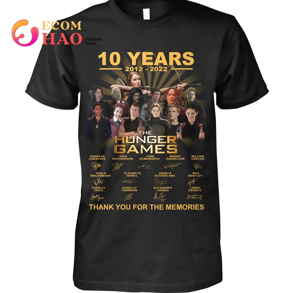 10 Years 2012 – 2022 The Hunter Games Thank You For The Memories T-Shirt