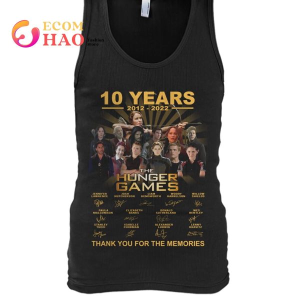 10 Years 2012 – 2022 The Hunter Games Thank You For The Memories T-Shirt