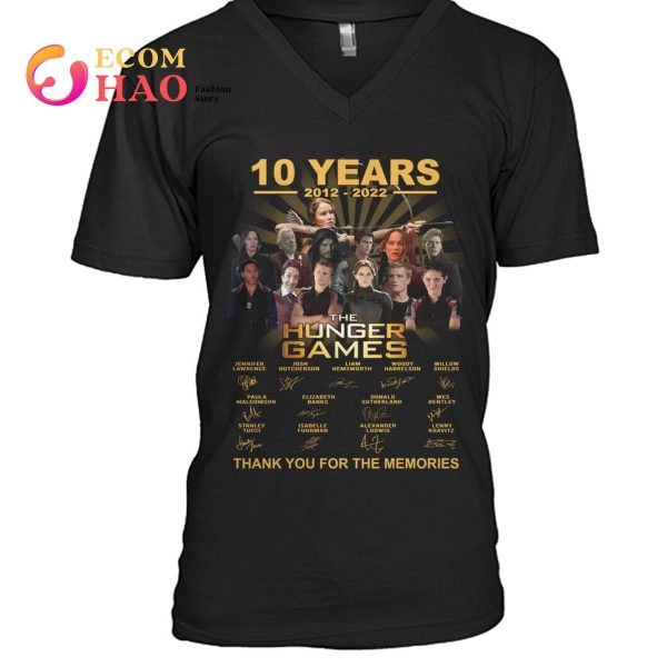10 Years 2012 – 2022 The Hunter Games Thank You For The Memories T-Shirt