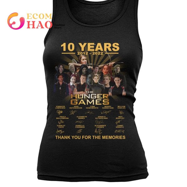 10 Years 2012 – 2022 The Hunter Games Thank You For The Memories T-Shirt