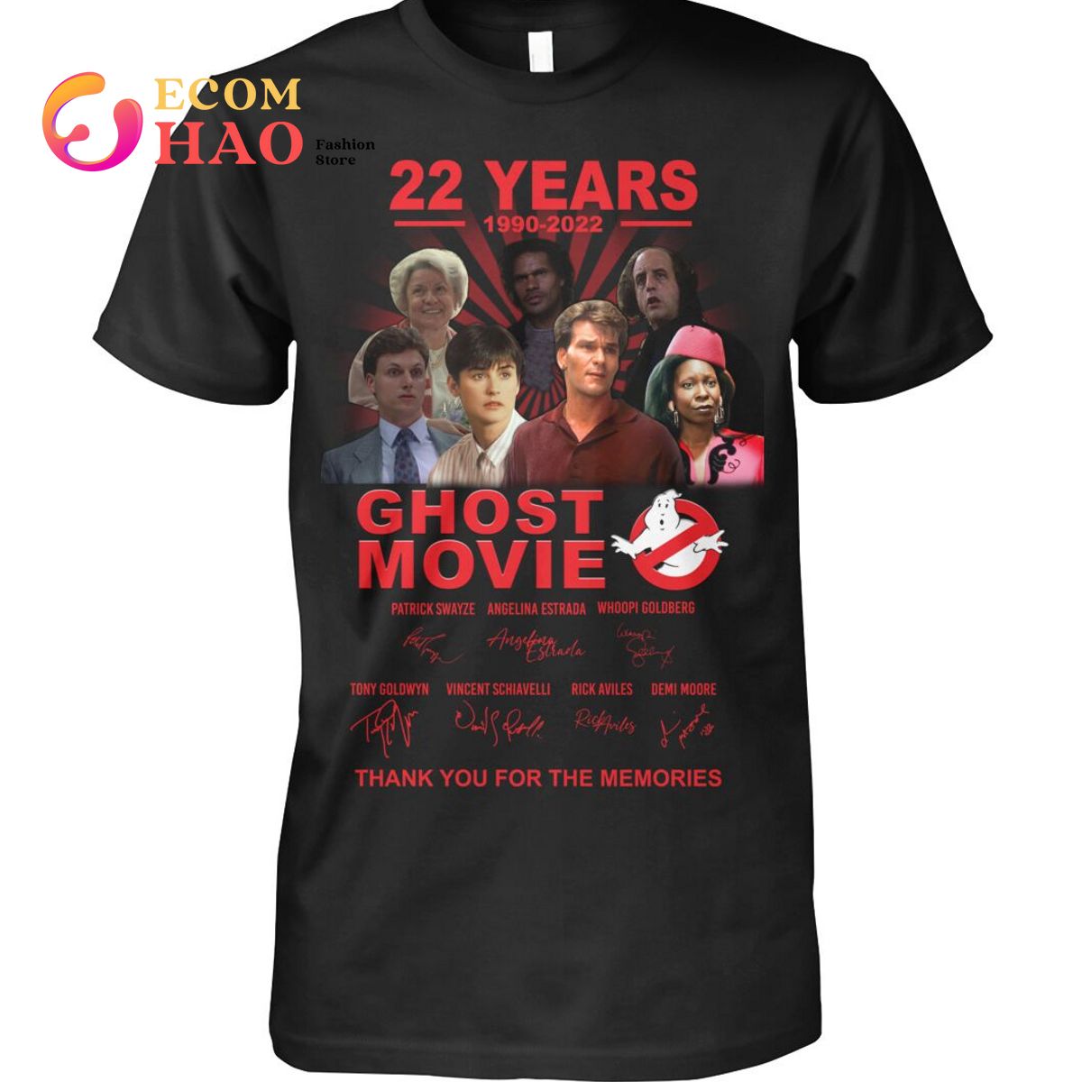 22 Years 1990 – 2022 Ghost Movie Thank You For The Memories T-Shirt