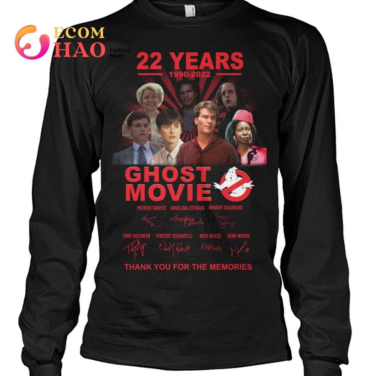 22 Years 1990 – 2022 Ghost Movie Thank You For The Memories T-Shirt