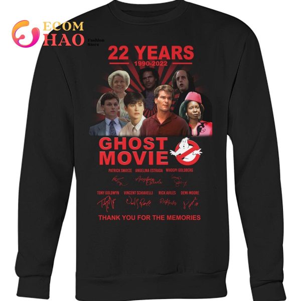 22 Years 1990 – 2022 Ghost Movie Thank You For The Memories T-Shirt