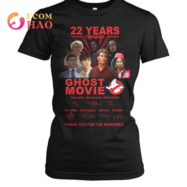 22 Years 1990 – 2022 Ghost Movie Thank You For The Memories T-Shirt