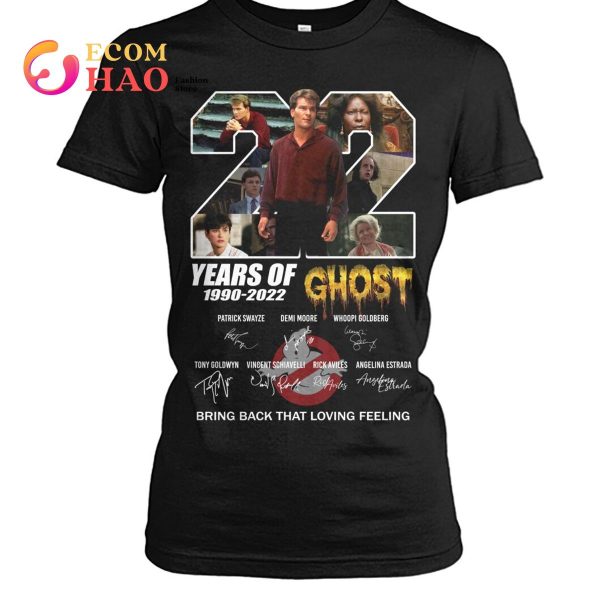 22 Years Of Ghost 1990 – 2022 Bring Back That Loving Feeling T-Shirt