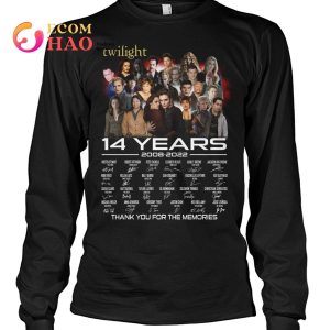 Twilight 14 Years 2008 – 2022 Thank You For The Memories T-Shirt