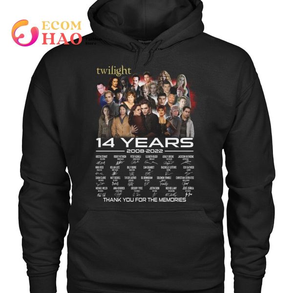 Twilight 14 Years 2008 – 2022 Thank You For The Memories T-Shirt
