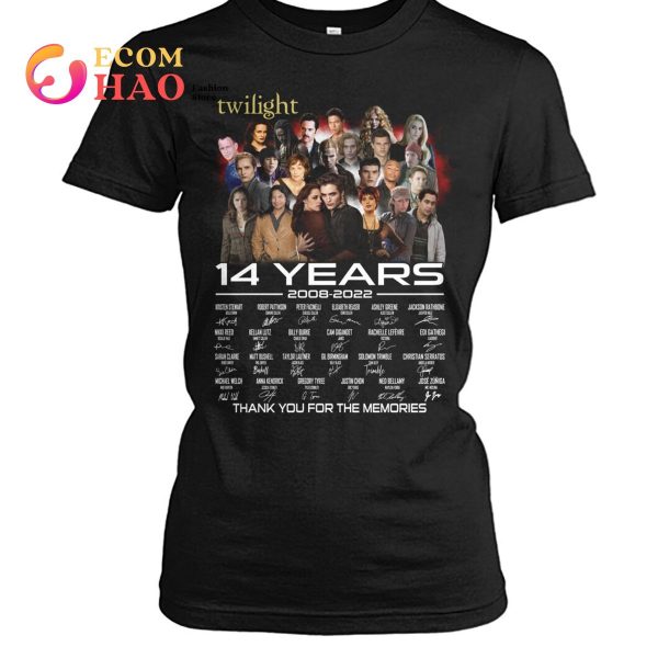 Twilight 14 Years 2008 – 2022 Thank You For The Memories T-Shirt