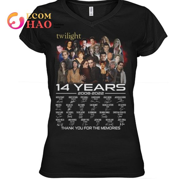 Twilight 14 Years 2008 – 2022 Thank You For The Memories T-Shirt