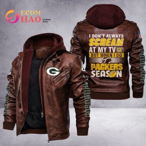 NFL Green Bay Packers Leather Jacket