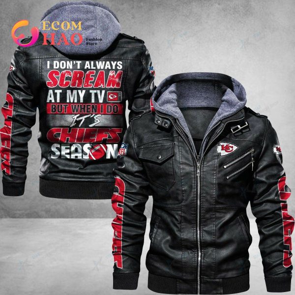 NFL Kansas City Chiefs Leather Jacket