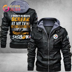 NFL Pittsburgh Steelers Leather Jacket
