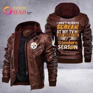 NFL Pittsburgh Steelers Leather Jacket