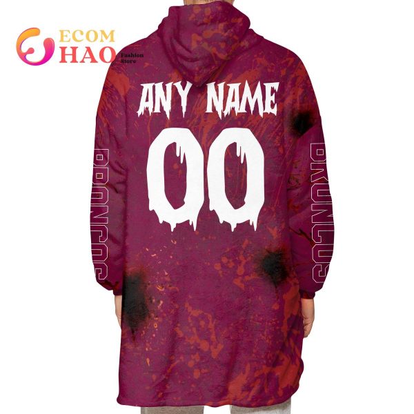 NRL Brisbane Broncos Halloween Jersey All Over Print 3D Hoodie
