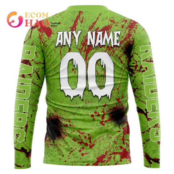 NRL Canberra Raiders Halloween Jersey All Over Print 3D Hoodie