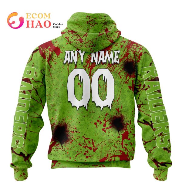 NRL Canberra Raiders Halloween Jersey All Over Print 3D Hoodie