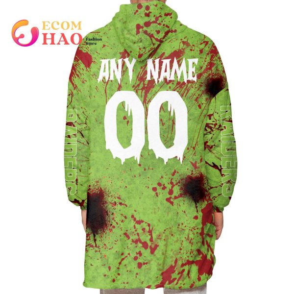 NRL Canberra Raiders Halloween Jersey All Over Print 3D Hoodie