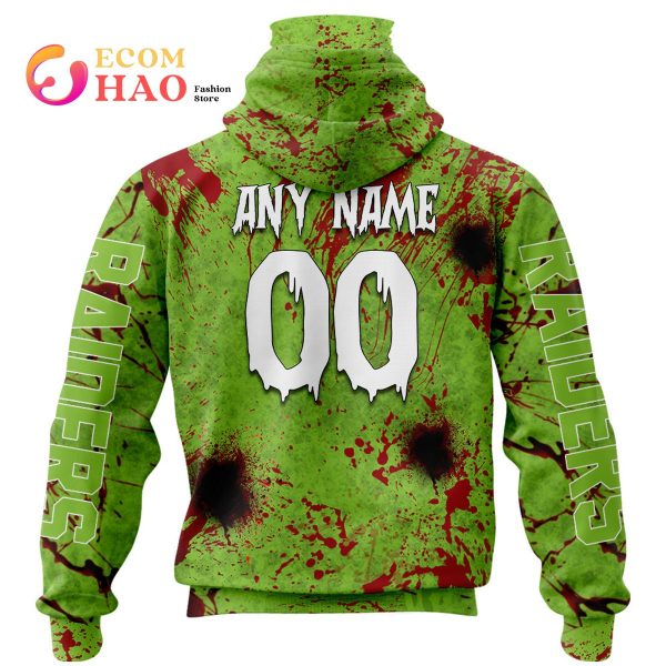 NRL Canberra Raiders Halloween Jersey All Over Print 3D Hoodie