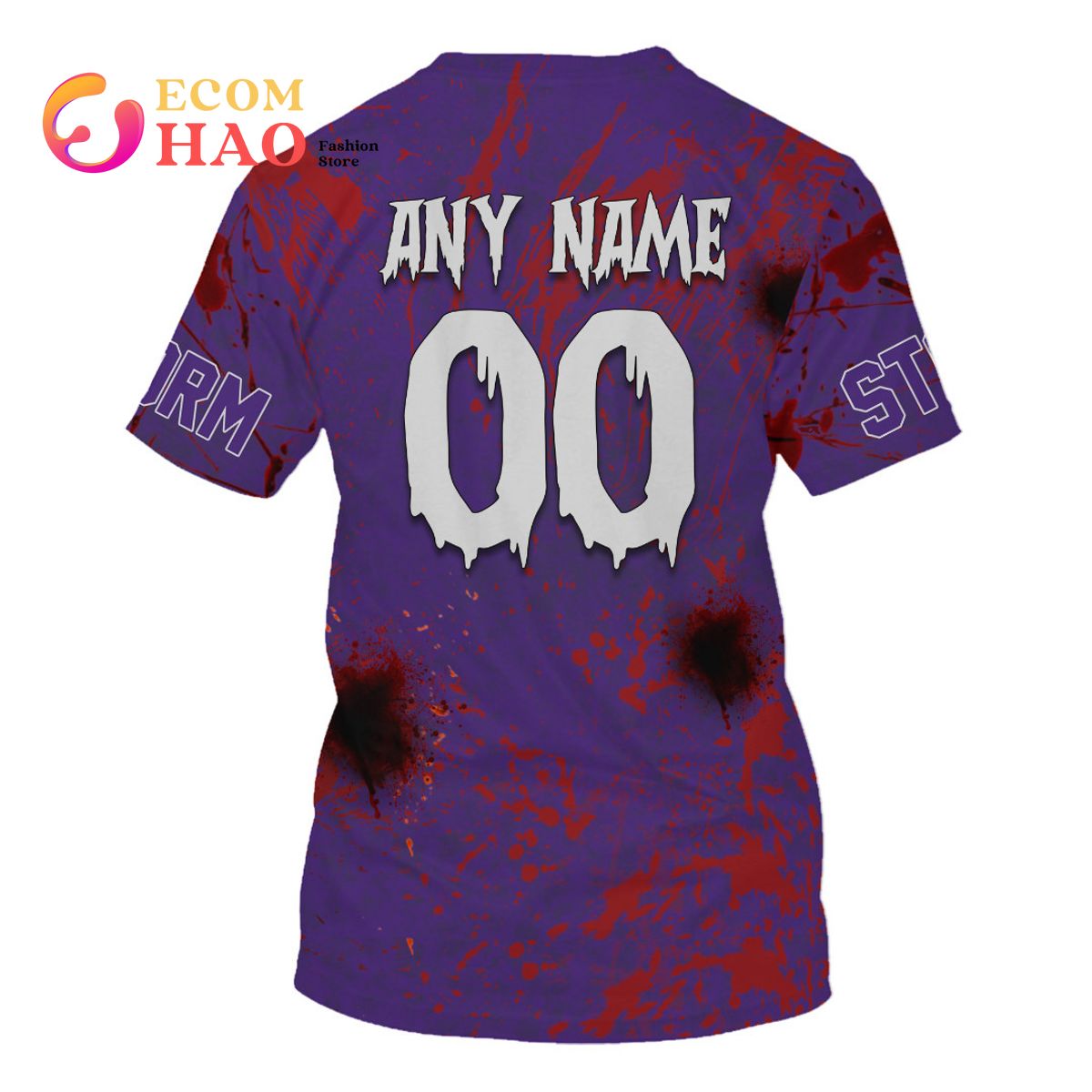 NRL Melbourne Storm Halloween Jersey All Over Print 3D Hoodie