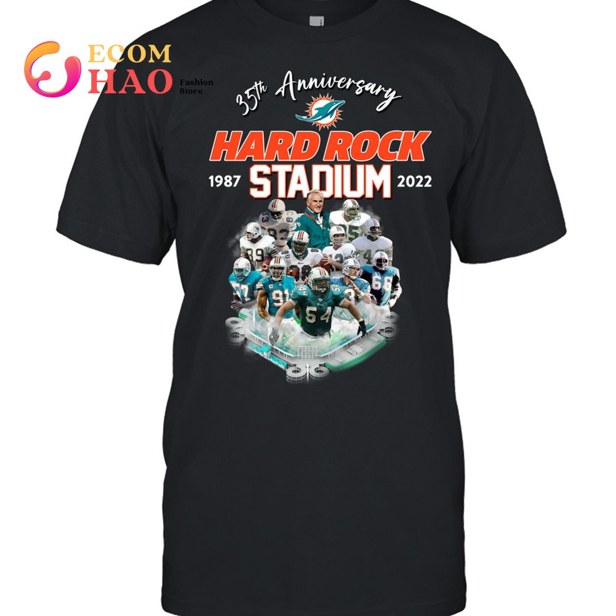 35th Anniversary Hard Rock Stadium 1987 - 2022 T-Shirt Luxury Items