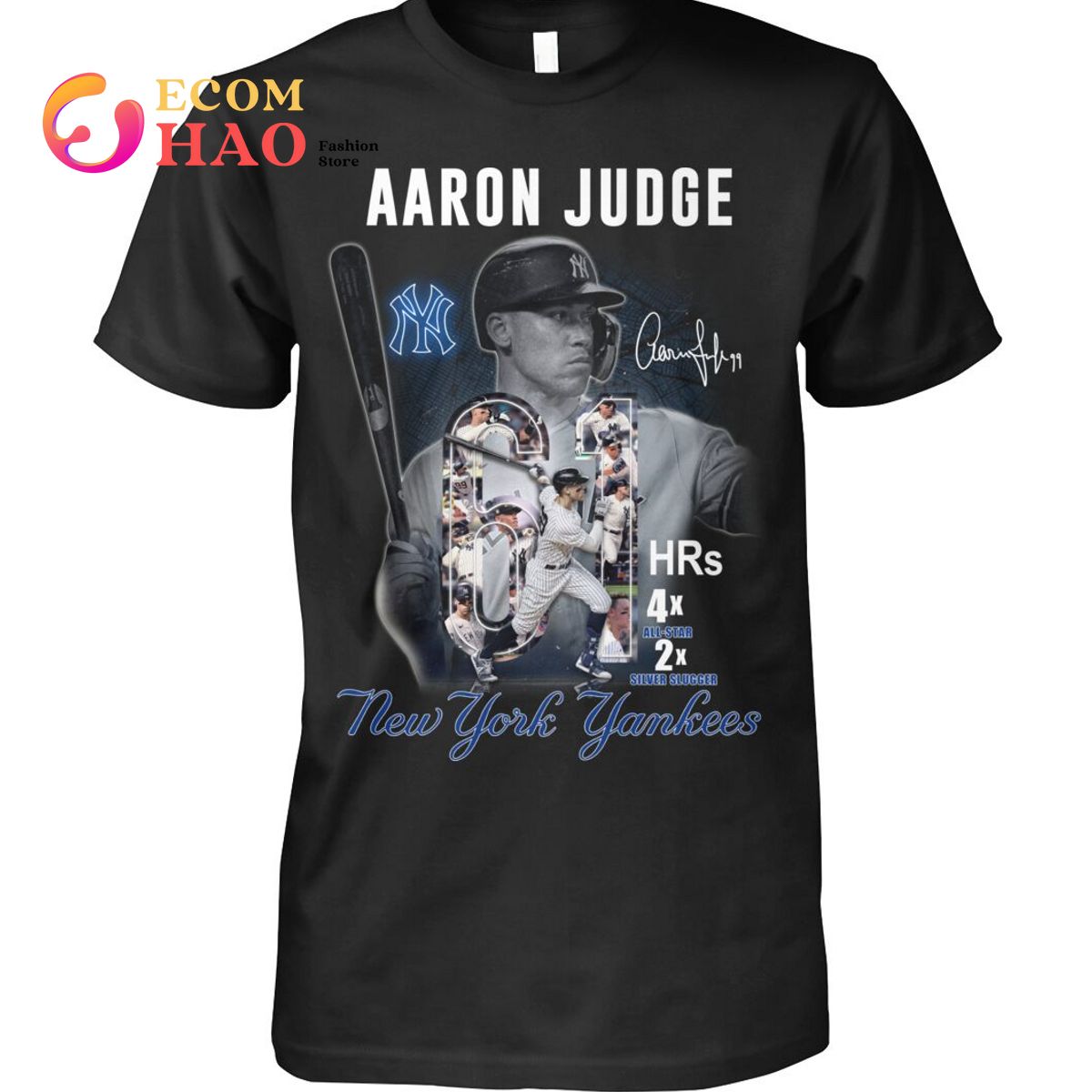 New York Yankees Aaron Judge 90s Retro Shirt - Shibtee Clothing