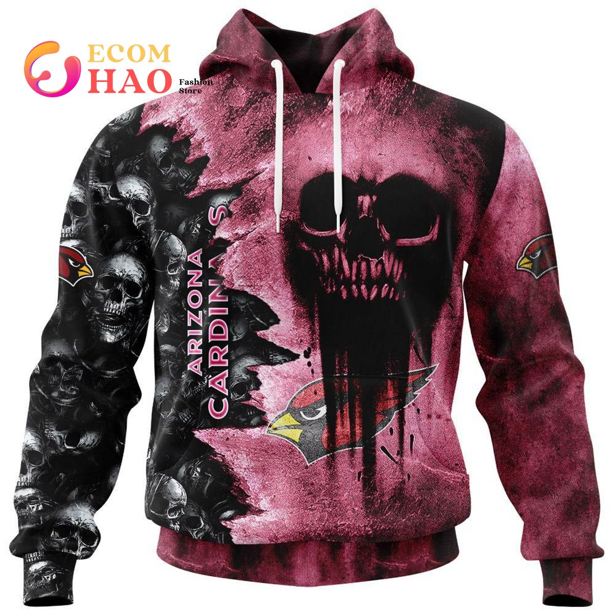 NFL Cowboys Halloween Cemetery Skull Jersey 3D Hoodie