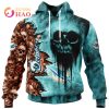 NFL Eagles Halloween Cemetery Skull Jersey 3D Hoodie