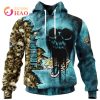 NFL Giants Halloween Cemetery Skull Jersey 3D Hoodie