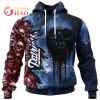 NFL Panthers Halloween Cemetery Skull Jersey 3D Hoodie