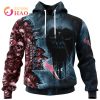 NFL Steelers Halloween Cemetery Skull Jersey 3D Hoodie
