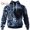 NFL Texans Halloween Cemetery Skull Jersey 3D Hoodie