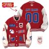 NRL 3D Premium Baseball Jacket Sydney Roosters