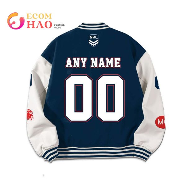 NRL 3D Premium Baseball Jacket Sydney Roosters