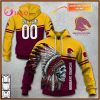 Personalized NRL Brisbane Broncos Armor 3D Hoodie