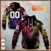 Personalized NRL Brisbane Broncos Native Skull 3D Hoodie